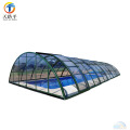 Marco de aluminio de alta calidad Curved Roof Glass Sunroom